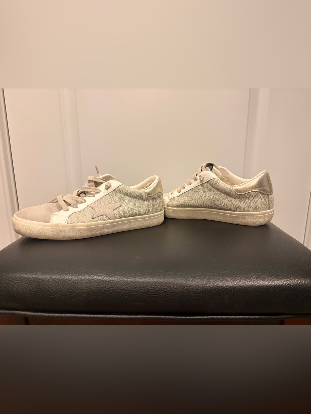Vintage Havana Cream Low-Top Sneakers